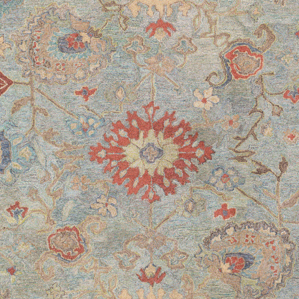 surya rug co classic nouveau csn1004 green rug