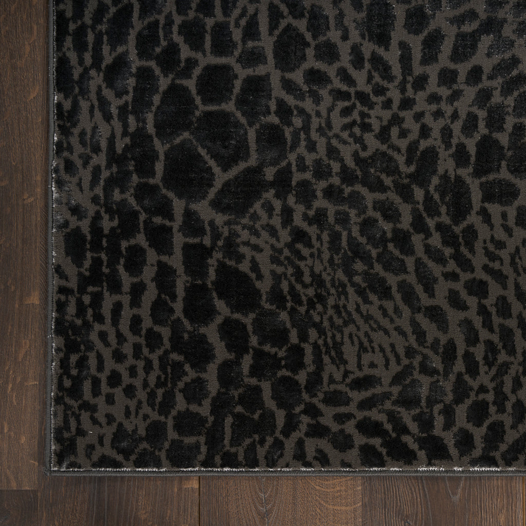 nourison desire dsr08 charcoal silver rug