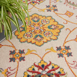 nourison nourison essentials nre05 ivory gold rug
