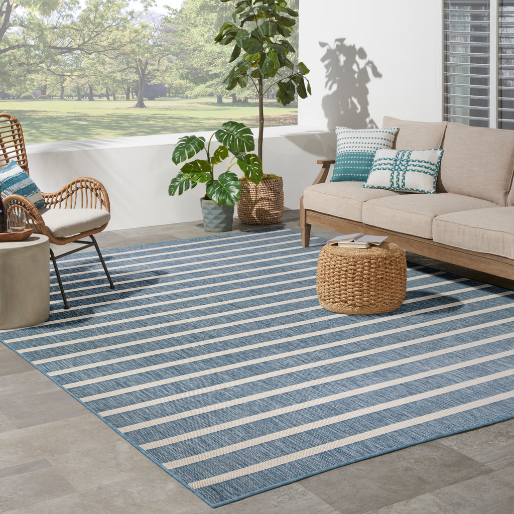 nourison positano pos03 navy ivory rug