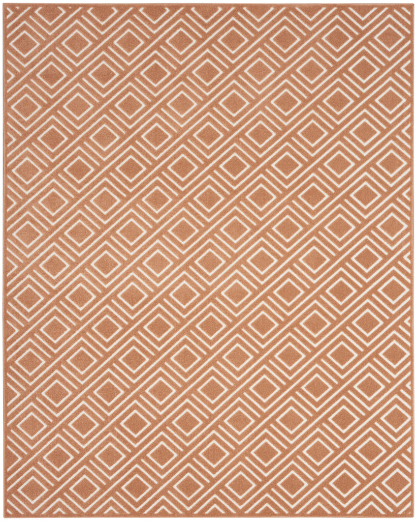 nourison care free caf03 copper rug