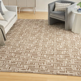 nourison serenity home srh04 mocha ivory rug