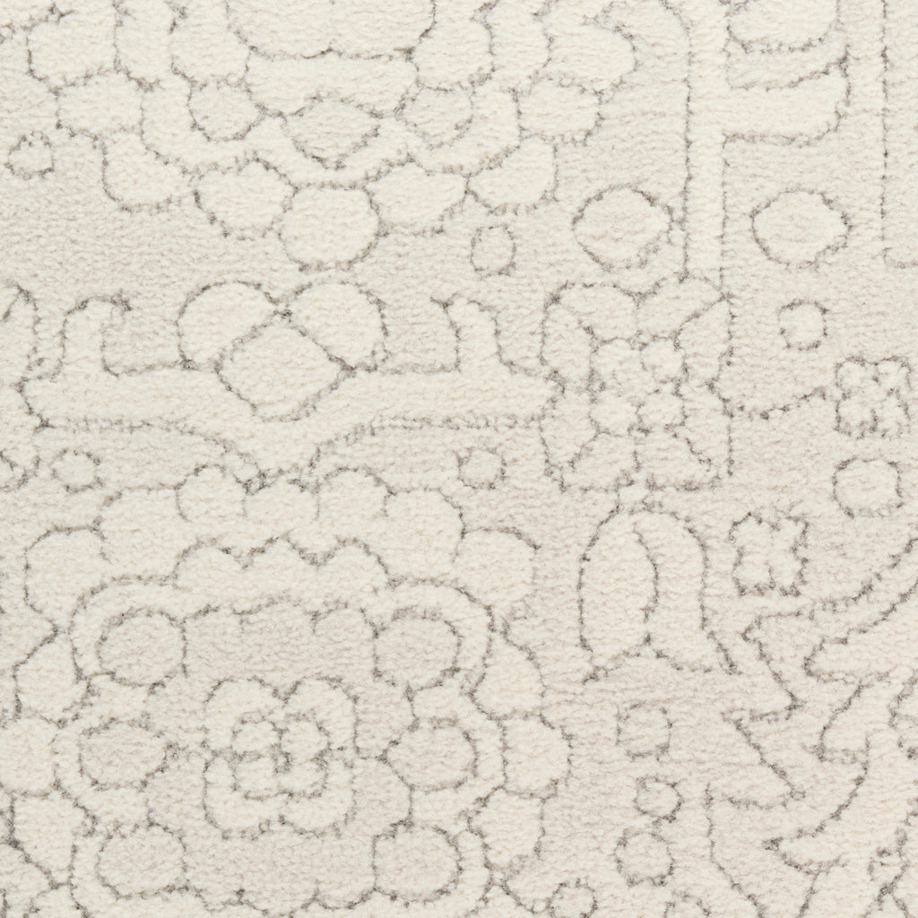 nourison grace gce02 ivory light grey rug