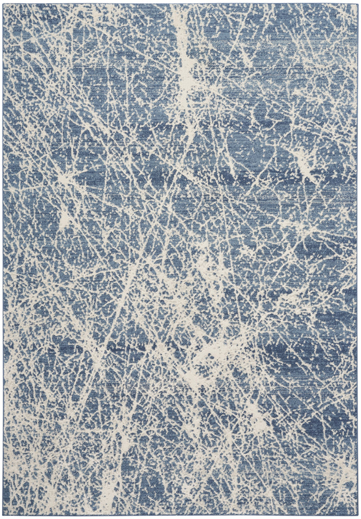 nourison exhale exl02 navy ivory rug