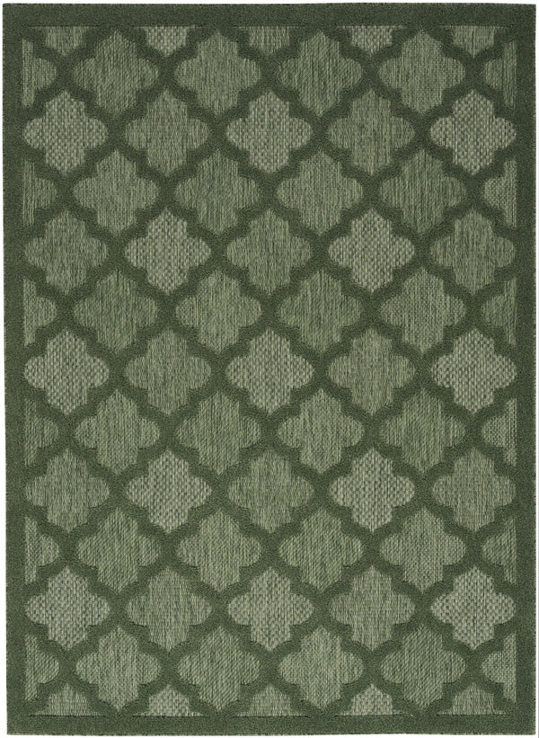 nourison easy care nes01 green rug