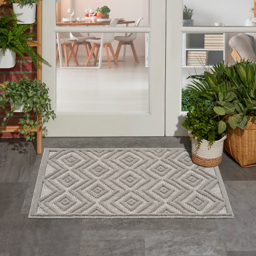 nourison versatile nrv01 silver grey rug