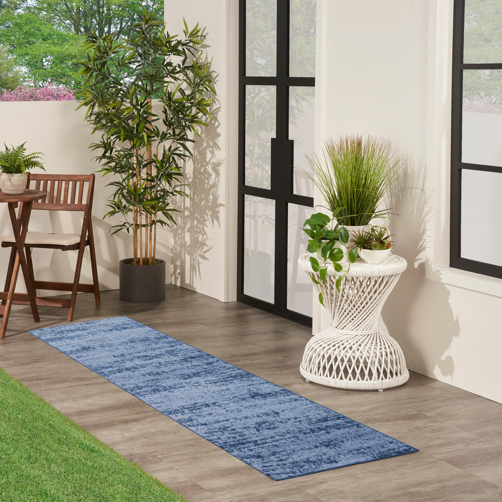 nourison nourison essentials nre03 denim rug