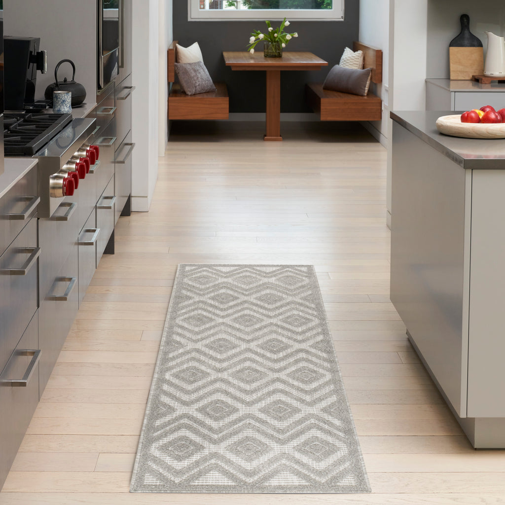 nourison versatile nrv01 silver grey rug