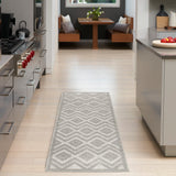 nourison versatile nrv01 silver grey rug