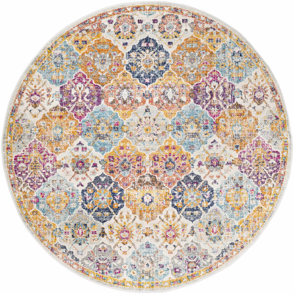 Hauteloom Custar CUS Burnt Orange Machine Made Polypropylene Rug