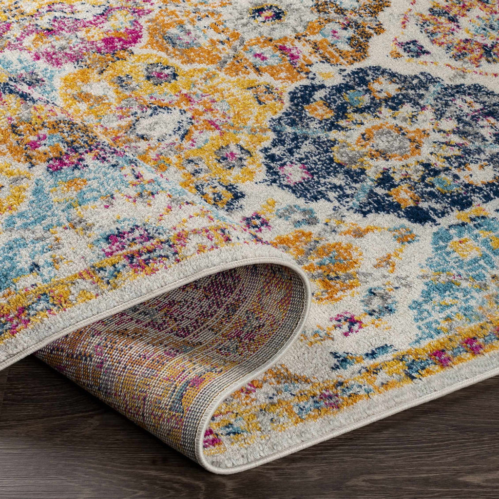 Hauteloom Custar CUS Burnt Orange Machine Made Polypropylene Rug