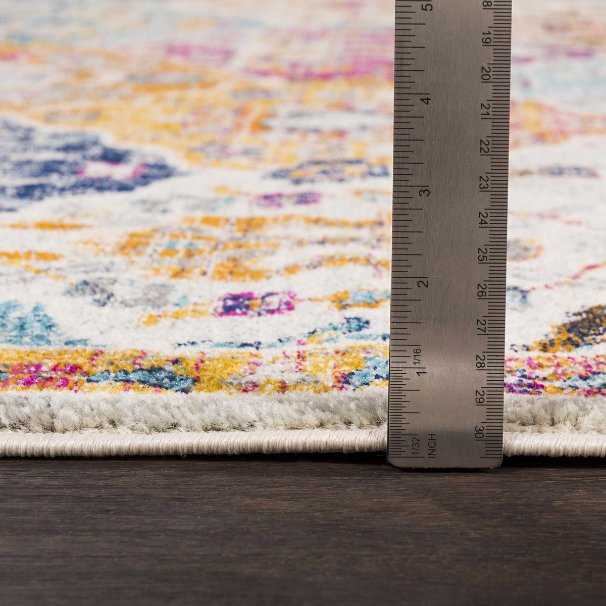 Hauteloom Custar CUS Burnt Orange Machine Made Polypropylene Rug