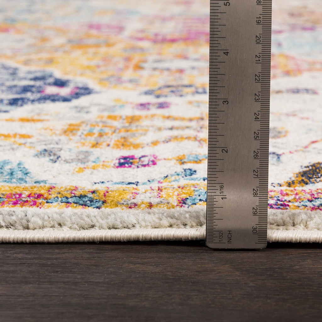 Hauteloom Custar CUS Burnt Orange Machine Made Polypropylene Rug