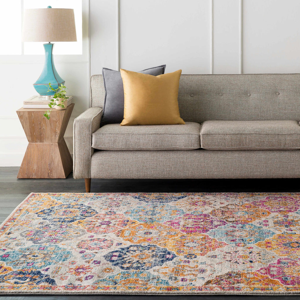 Hauteloom Custar CUS Burnt Orange Machine Made Polypropylene Rug