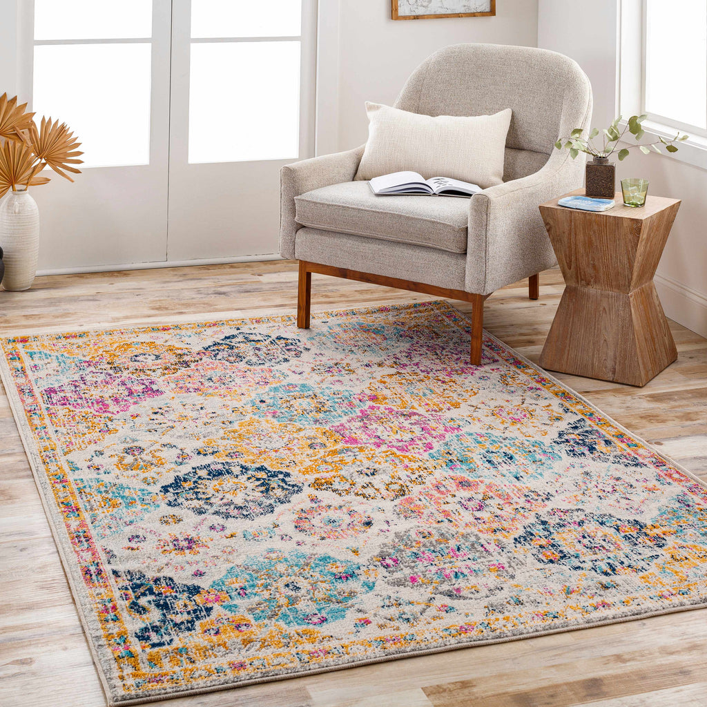 Hauteloom Custar CUS Burnt Orange Machine Made Polypropylene Rug