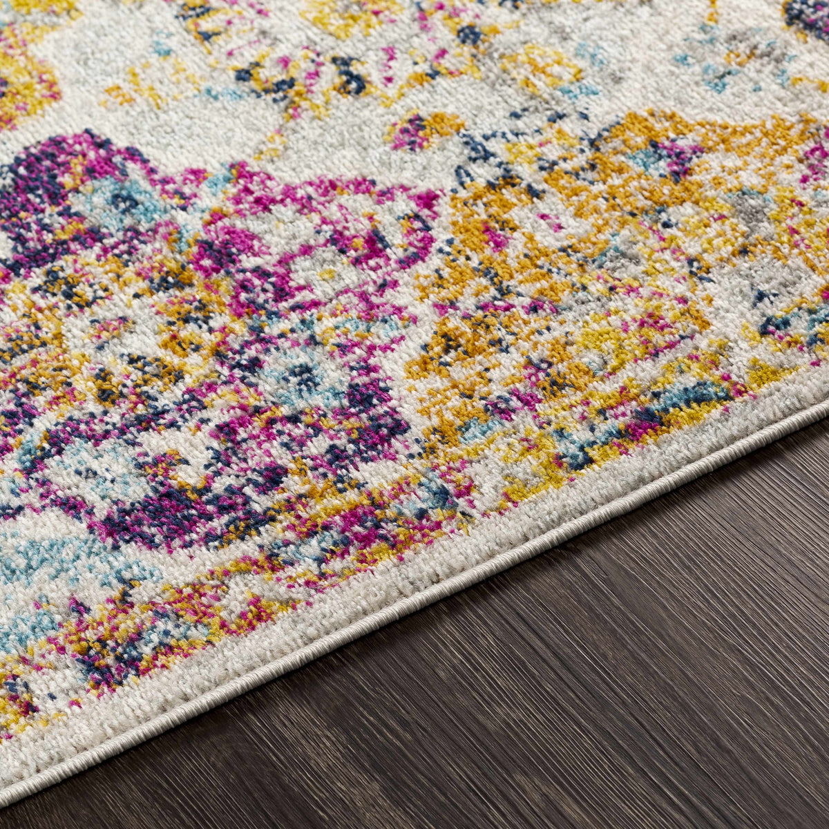 Hauteloom Custar CUS Burnt Orange Machine Made Polypropylene Rug