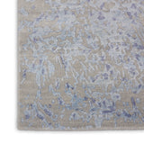 nourison silk shadows sha18 grey blue rug