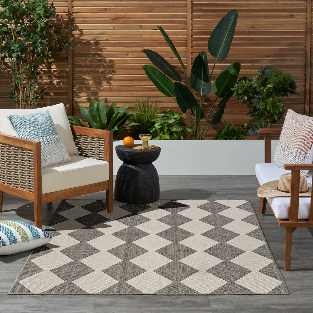 nourison positano pos04 charcoal rug
