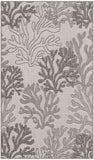 nourison garden oasis goa05 grey rug