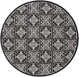 nourison aloha alh34 black white rug
