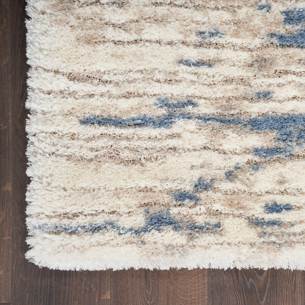 nourison dreamy shag drs10 light blue grey rug