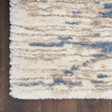 nourison dreamy shag drs10 light blue grey rug