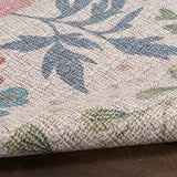 nourison nourison washables nwb06 cream multicolor rug