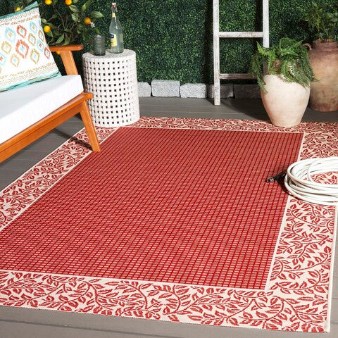 safavieh clearance courtyard cy0727 3707 red rug