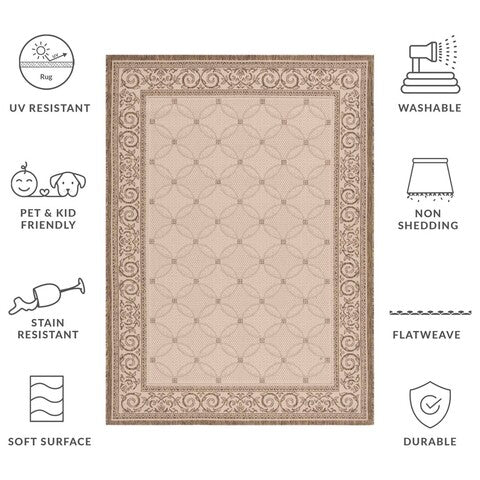 safavieh clearance courtyard cy1502 3001 natural rug