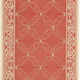 safavieh clearance courtyard cy1502 3707 red rug