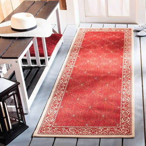 safavieh clearance courtyard cy1502 3707 red rug
