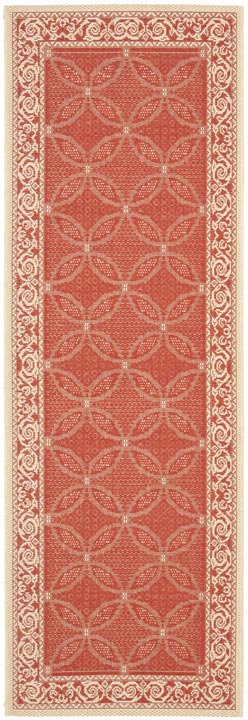 safavieh clearance courtyard cy1502 3707 red rug