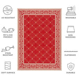 safavieh clearance courtyard cy1502 3707 red rug