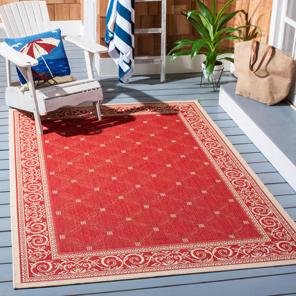 safavieh clearance courtyard cy1502 3707 red rug