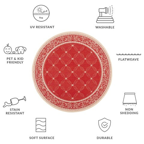 safavieh clearance courtyard cy1502 3707 red rug