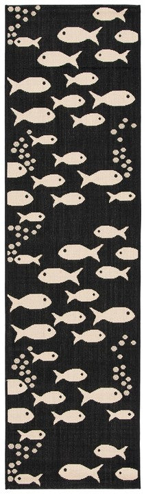 safavieh clearance courtyard cy6012 256 black rug