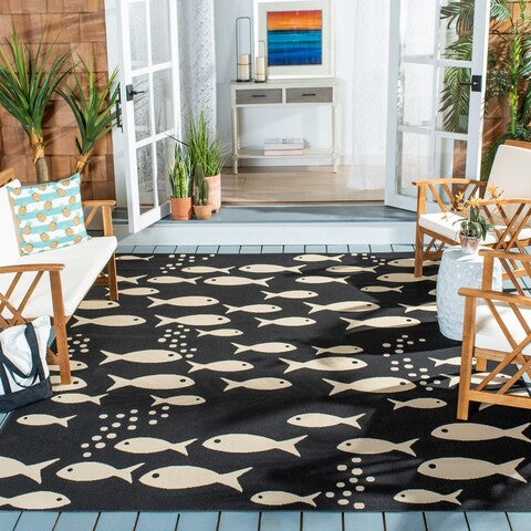 safavieh clearance courtyard cy6012 256 black rug