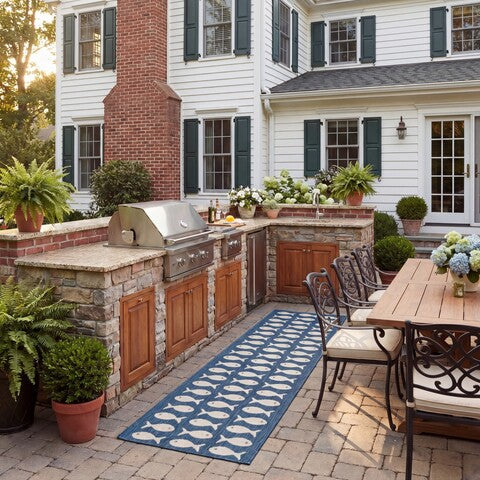 safavieh clearance courtyard cy6013 268 navy blue rug