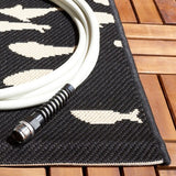 safavieh clearance courtyard cy6077 25621 black rug