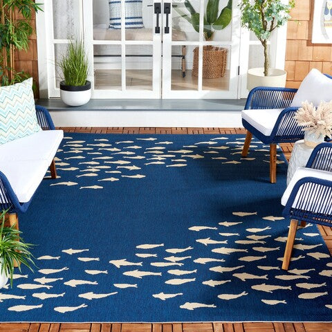 safavieh clearance courtyard cy6077 25821 navy rug