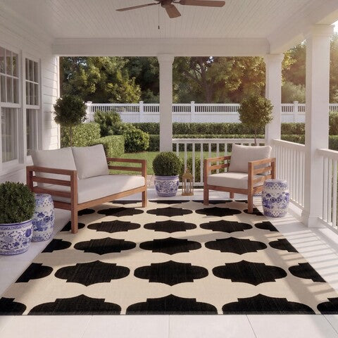 safavieh clearance courtyard cy6162 256 black rug