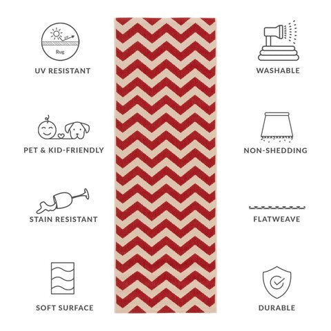 safavieh clearance courtyard cy6244 248 red rug