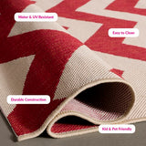 safavieh clearance courtyard cy6244 248 red rug