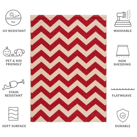 safavieh clearance courtyard cy6244 248 red rug