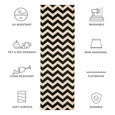 safavieh clearance courtyard cy6244 256 black rug