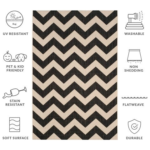 safavieh clearance courtyard cy6244 256 black rug