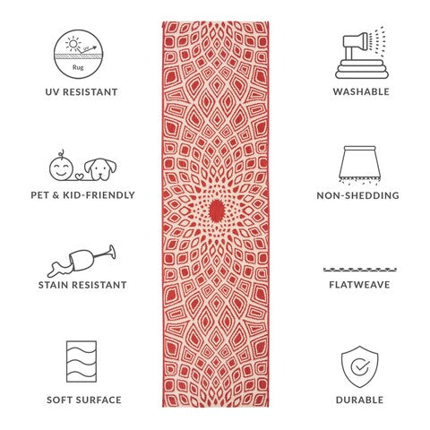 safavieh clearance courtyard cy6616 23821 red rug