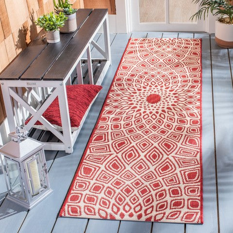 safavieh clearance courtyard cy6616 23821 red rug