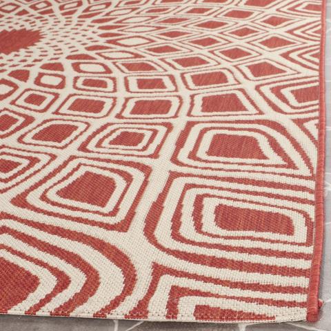safavieh clearance courtyard cy6616 23821 red rug