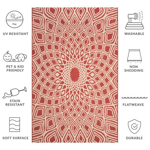safavieh clearance courtyard cy6616 23821 red rug